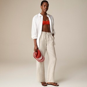 Pantalon J.Crew Soleil Mujer Flax España | KIAOWM480