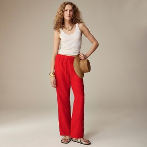 Pantalon J.Crew Soleil Mujer Rojas España | BRUGDK510