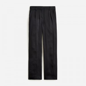 Pantalon J.Crew Straight-leg essential Mujer Negras España | WMURKQ409
