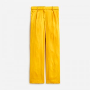 Pantalon J.Crew Straight-leg essential Mujer Warm Sunflower España | QTGPIM723