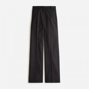 Pantalon J.Crew Wide-leg essential Mujer Negras España | NUGPEV549