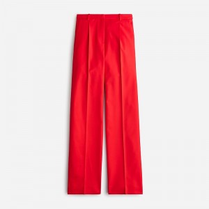 Pantalon J.Crew Wide-leg essential Mujer Rojas España | GVQRLC625