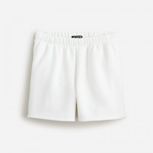 Pantalones Cortos Deportivos J.Crew Heritage fleece Mujer Blancas España | NRQWYM298