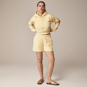 Pantalones Cortos Deportivos J.Crew Heritage fleece Mujer Sunflower Sands España | FBMPGO908
