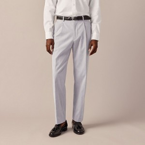 Pantalones De Traje J.Crew Kenmare Relaxed-fit Italian cotton pincord Hombre Azul Marino Blancas España | JDGNSX643