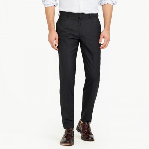 Pantalones De Traje J.Crew Ludlow Slim-fit Hombre Hthr Charcoal España | ZXYOAT867