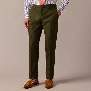 Pantalones De Traje J.Crew Ludlow Slim-fit Hombre Verde Oliva Oscuro España | HBMZYW803