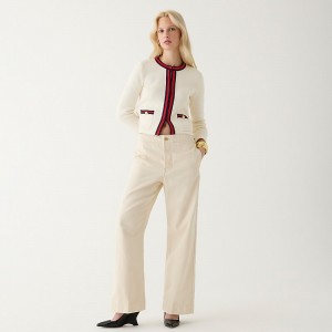 Pantalones J.Crew Point Sur side-tab Mujer Azules España | MIZYQO173
