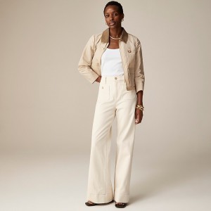 Pantalones J.Crew Sailor denim Mujer Natural España | QFDMTR785