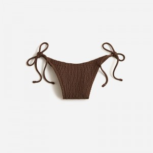 Parte de Abajo Bikini J.Crew Smocked string Mujer Verde Menta España | YSTKUQ320