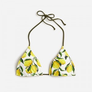 Parte de Arriba Bikini J.Crew Perfect string Mujer Amarillo España | HFXYUV714