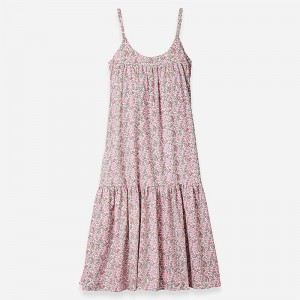 Pijama J.Crew Petite Plume™ Chloe nightgown Mujer Rosas España | GUYVCO724