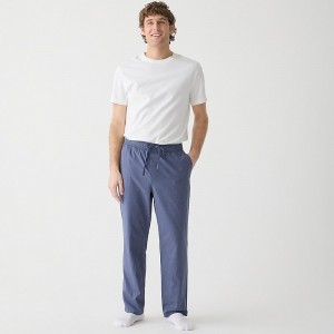 Pijama J.Crew cotton poplin pant Hombre Azul Marino España | YKCODM724