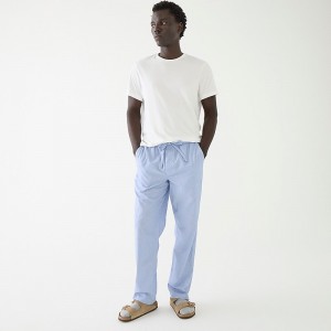 Pijama J.Crew cotton poplin pant Hombre Eoe Bold Peri España | GOWSCU094