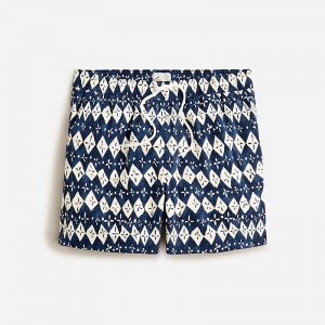 Ropa de Baño J.Crew 5" stretch swim trunk with ECONYL® nylon Hombre Azul Marino España | GINMVW851