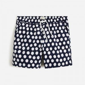 Ropa de Baño J.Crew 6" stretch swim trunk with ECONYL® nylon Hombre Azul Marino España | ZTGPVU041