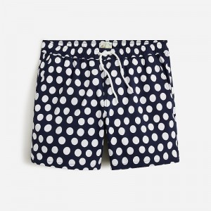 Ropa de Baño J.Crew 6'' stretch swim trunk with ECONYL® nylon Hombre Azul Marino España | PQMBTU215