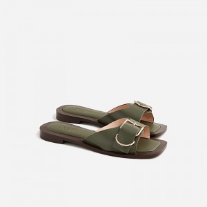 Sandalias J.Crew Callie Mujer Verde Oliva España | WTGBMO463