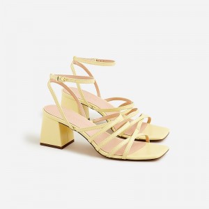Sandalias J.Crew Layne strappy heels Mujer Limón España | AOQJEZ432