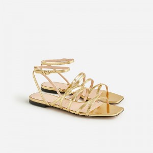 Sandalias J.Crew New Capri strappy Mujer Doradas Oscuro España | IYSMQT943