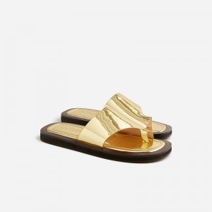 Sandalias J.Crew Toe-ring slide Mujer Doradas Oscuro España | PCJBNH385