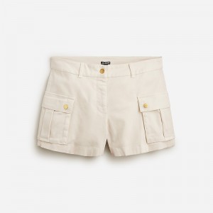 Short J.Crew 4" cargo chino Mujer Natural España | VWDTNY169