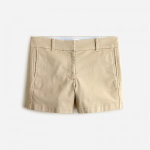 Short J.Crew 4" stretch chino Mujer Kaki España | EDOPRH021