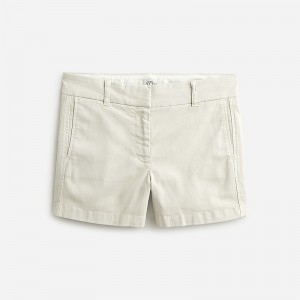 Short J.Crew 4" stretch chino Mujer Stone España | CAPIBW756