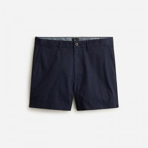 Short J.Crew 5" stretch chino Hombre Azul Marino España | ZXATMO705
