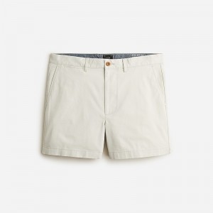Short J.Crew 5" stretch chino Hombre Stone España | SARFOW185