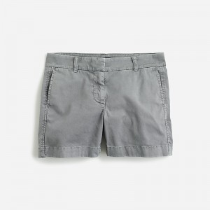 Short J.Crew 5" stretch chino Mujer Gris España | HCBRYE478