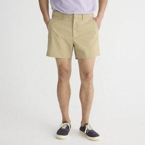 Short J.Crew 5'' tech Hombre Kaki España | XGFTBR023