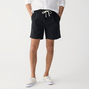 Short J.Crew 6" dock Hombre Negras España | STKPRU036