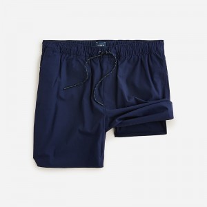 Short J.Crew 6'' lined tech dock Hombre Azul Marino España | VWOTXC932