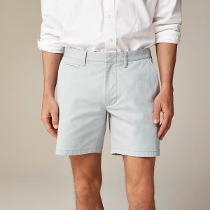 Short J.Crew 7'' tech oxford Hombre Verde Blancas España | ADTGZV158