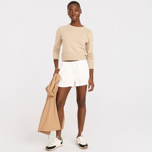 Short J.Crew New seaside Mujer Blancas España | EZSYJR670