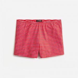 Short J.Crew Pima cotton pull-on Mujer Rojas España | SJGLXP057
