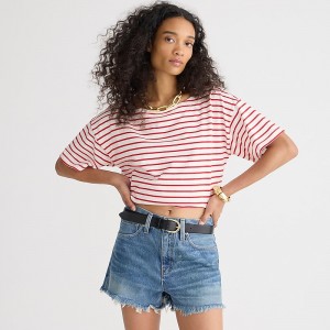 Short J.Crew Relaxed denim Mujer Azules España | BOAGEM432