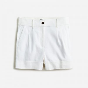 Short J.Crew Remi Mujer Blancas España | KRNOPE980