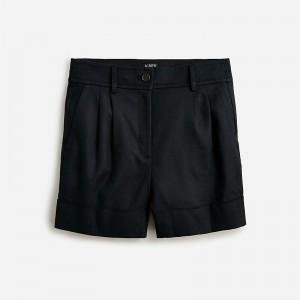 Short J.Crew Remi Mujer Negras España | BYGMAU184