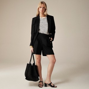 Short J.Crew Sailor pleated Mujer Negras España | SOFPQA934