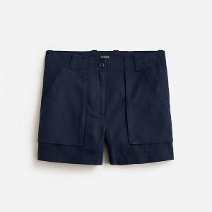 Short J.Crew Seaside cargo Mujer Azul Marino España | PWCOLI285