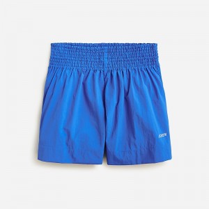 Short J.Crew Smocked beach Mujer Bright Grotto España | CQJGAU042