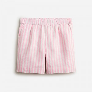Short J.Crew Tropez Mujer Brilliant Peony Stripe España | HNTREJ657