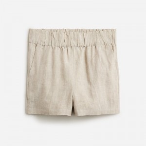 Short J.Crew Tropez Mujer Flax España | RCFWOV953