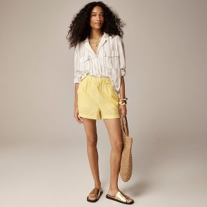 Short J.Crew Tropez Mujer Limón España | PGBKDZ708