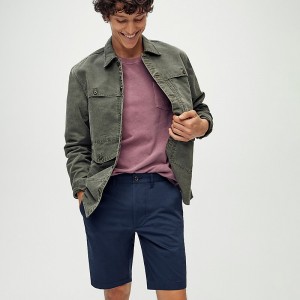 Sobrecamisa J.Crew Wallace & Barnes pigment-dyed cotton canvas overshirt Hombre Verde España | WEQNUL290