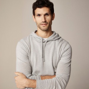 Sudadera con Capucha J.Crew Cashmere Hombre Gris España | AXDOQS395