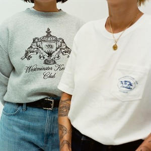 Sudaderas J.Crew Limited-edition Westminster Kennel Club Dog Show X J.Crew heritage fleece cropped crewneck Mujer Westminster Sweatshirt España | ZESCHL531