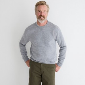 Sudaderas J.Crew Wallace & Barnes boiled merino wool crewneck Hombre Gris España | AHWIDF420